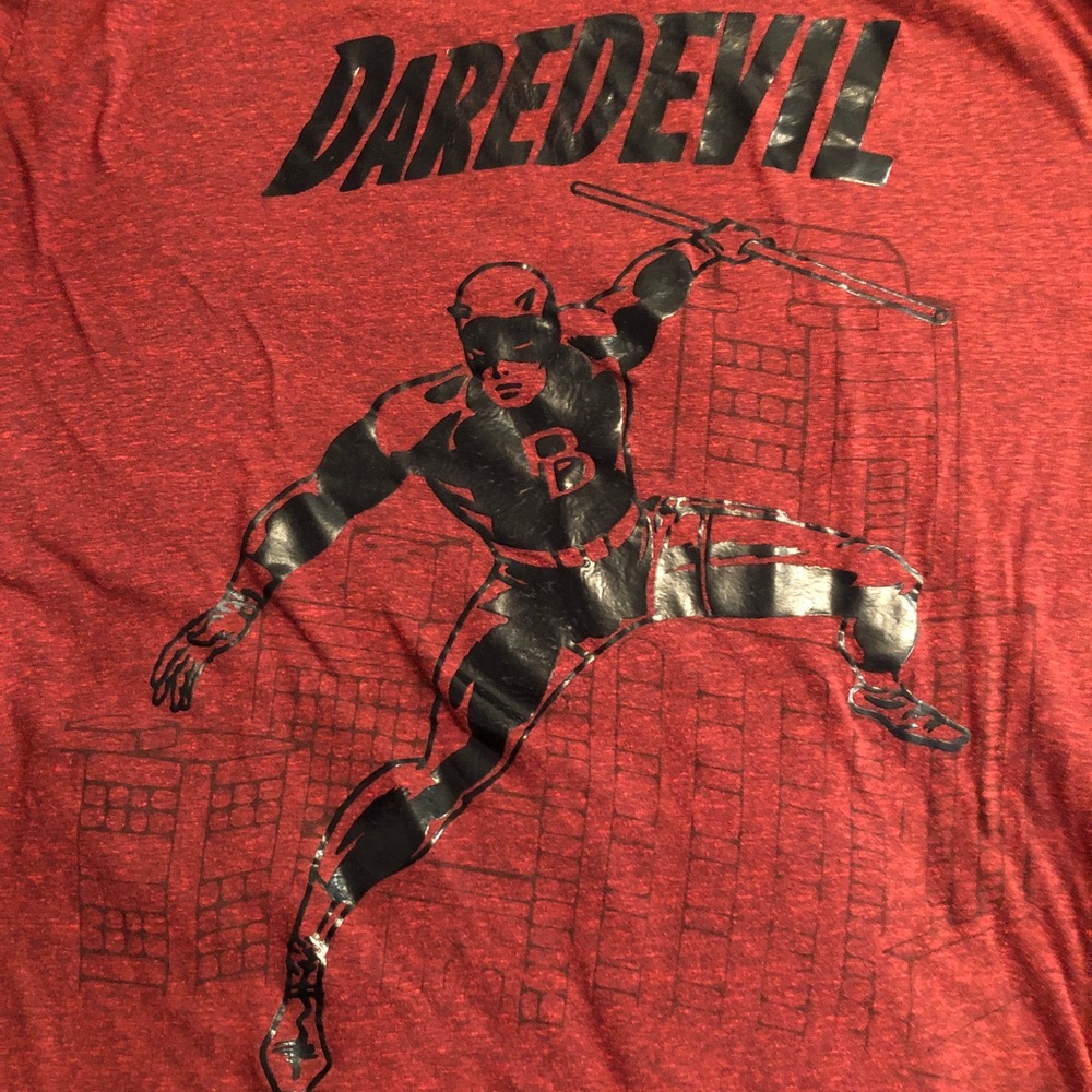 Marvel Daredevil Red & Black T-Shirt 3XL Marvel MCU Comics Comic Books Superhero